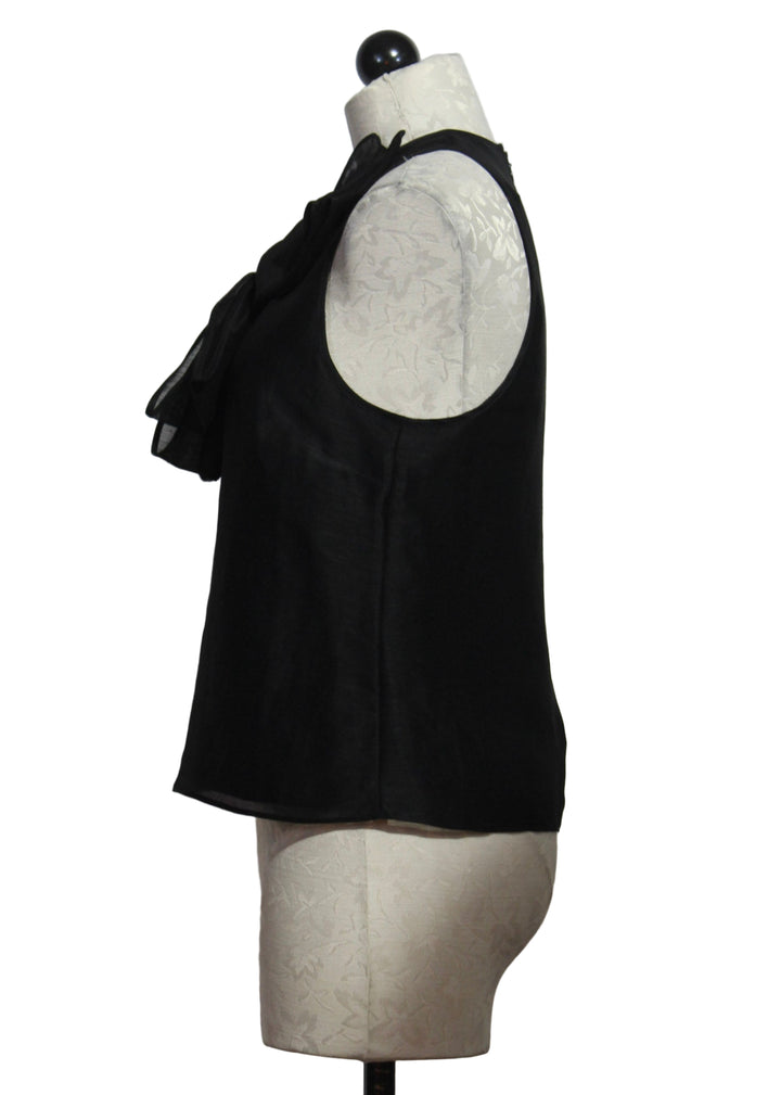 side view of the black Indira Top by Marie Oliver