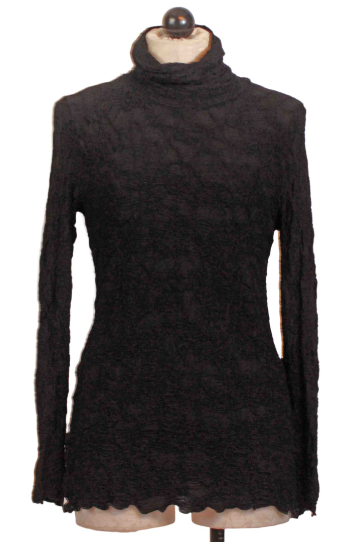 Black Long Sleeve Dreamcatcher Turtleneck by Sno Skins