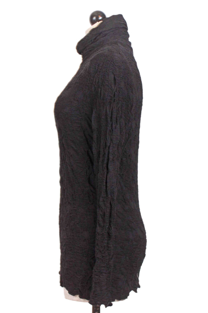 side view of Long Sleeve Dreamcatcher Turtleneck by Sno Skins