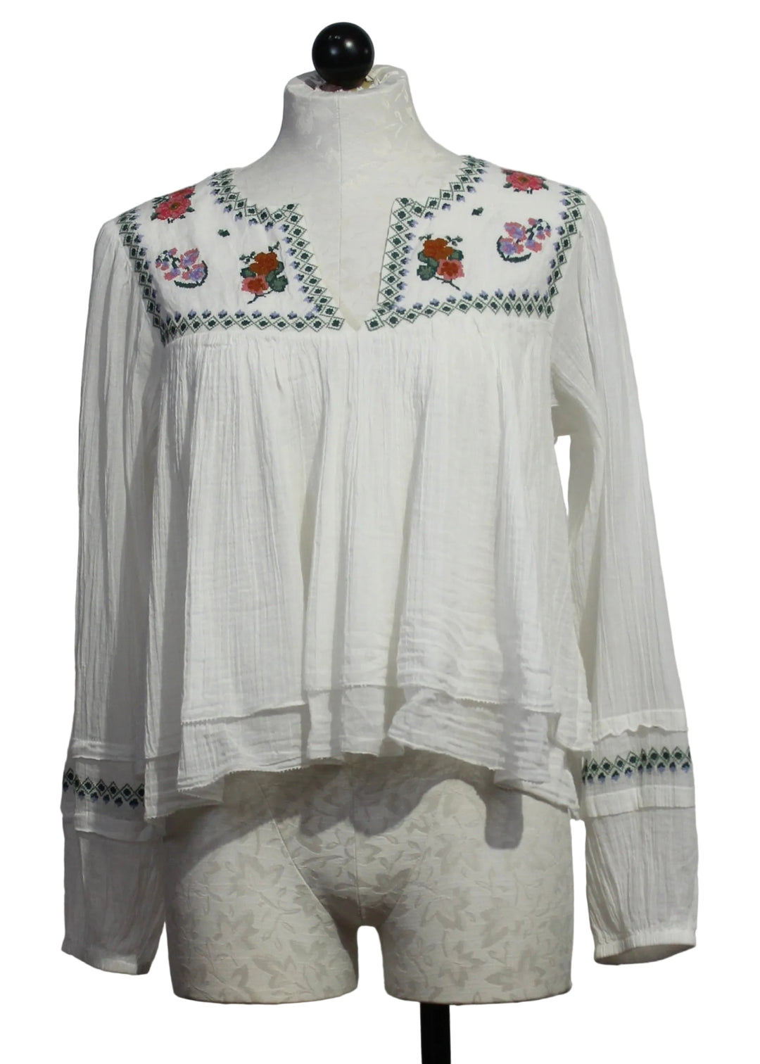 White Carmena Blouse by Berenice