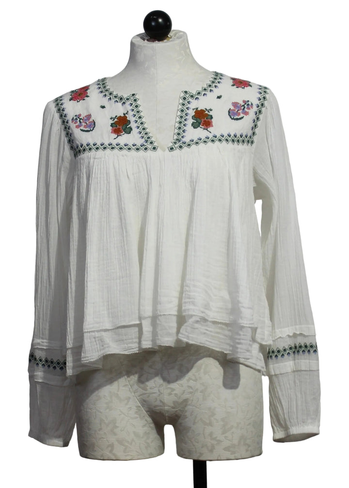 White Carmena Blouse by Berenice
