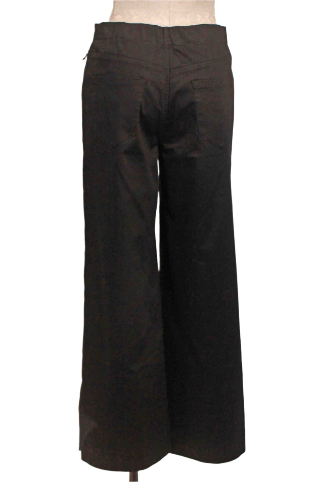 back view of Black Pull-On Modern Stretch Wide Leg Pant by Liv by Habitat