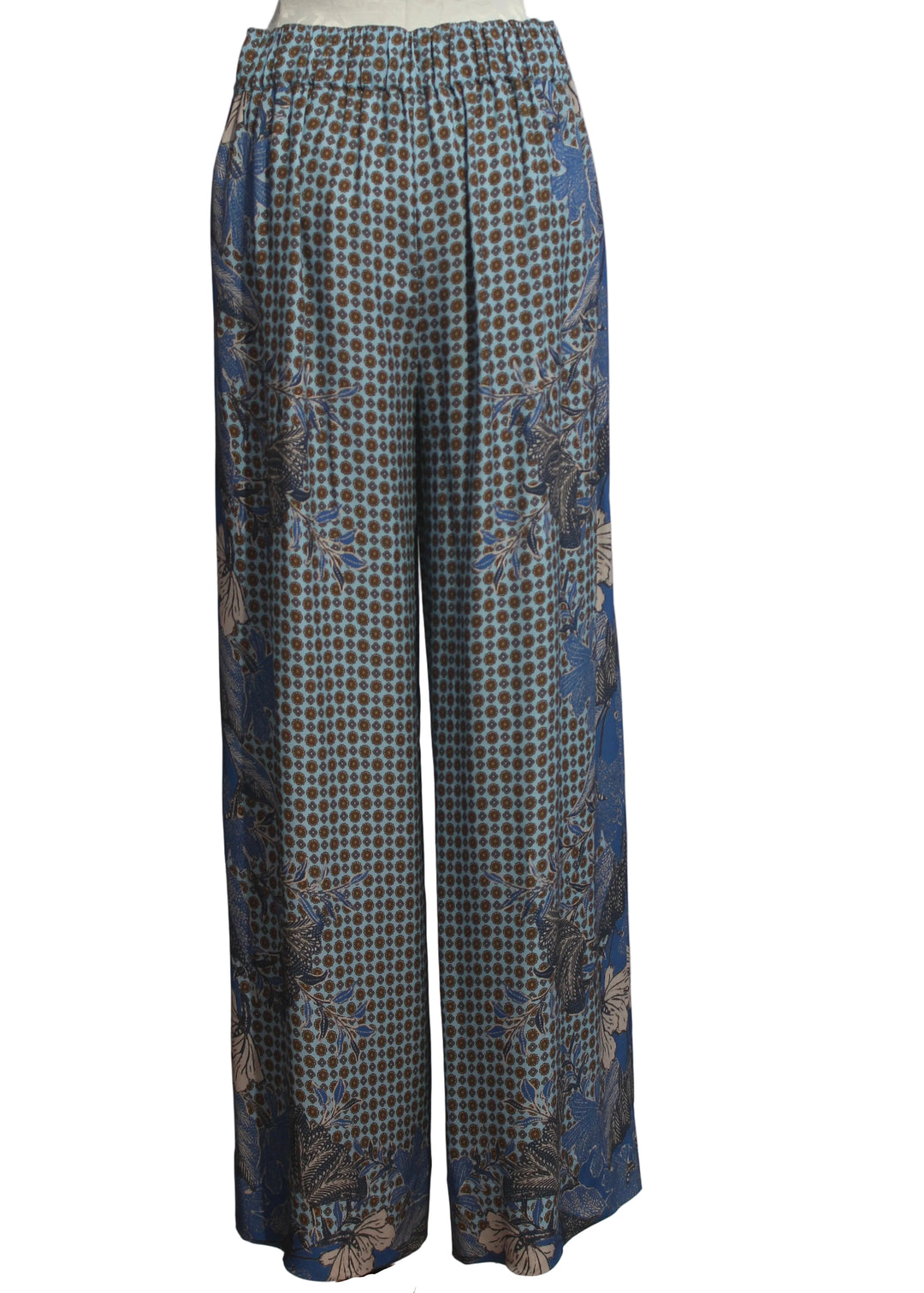 back view of the Beau Pant by Marie Oliver in the Bali Print