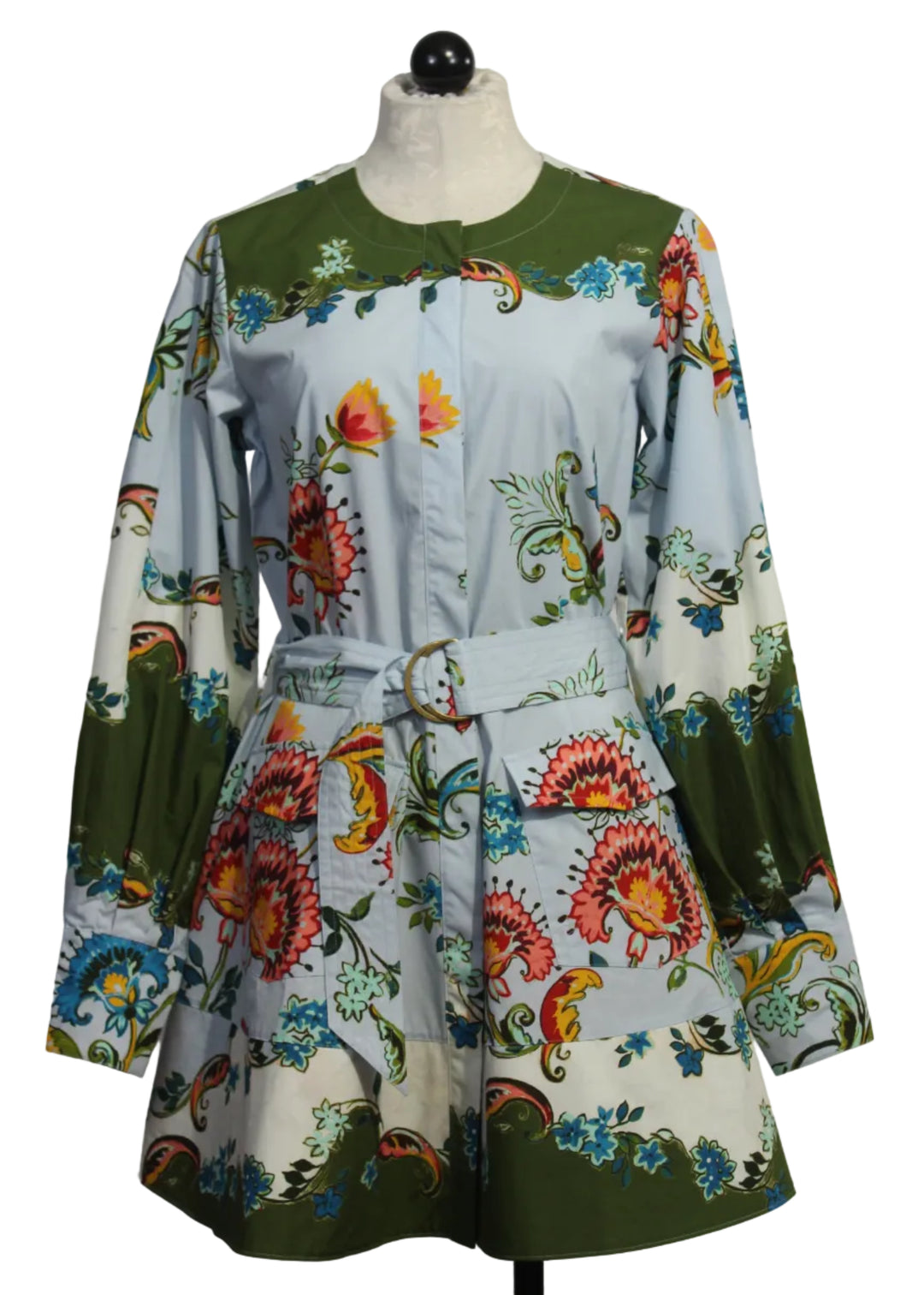 Hughes Dress by Marie Oliver in the Delphi print