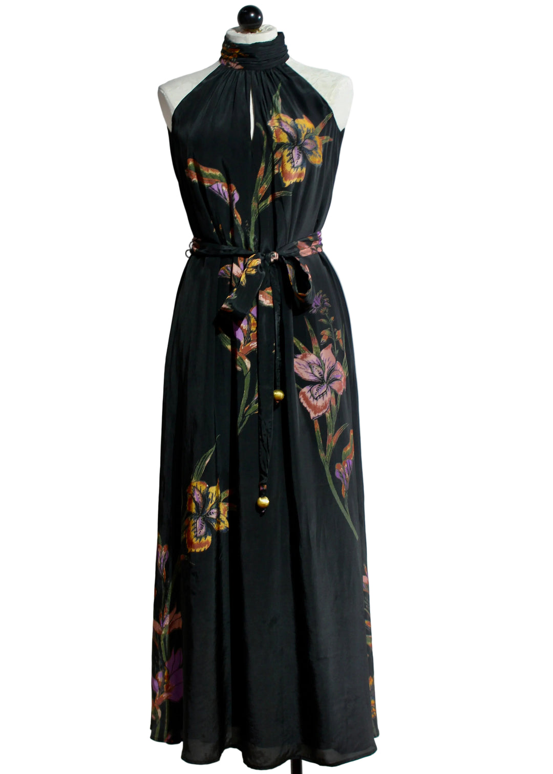 The Penelope Dress by Marie Oliver in the Nightshade print