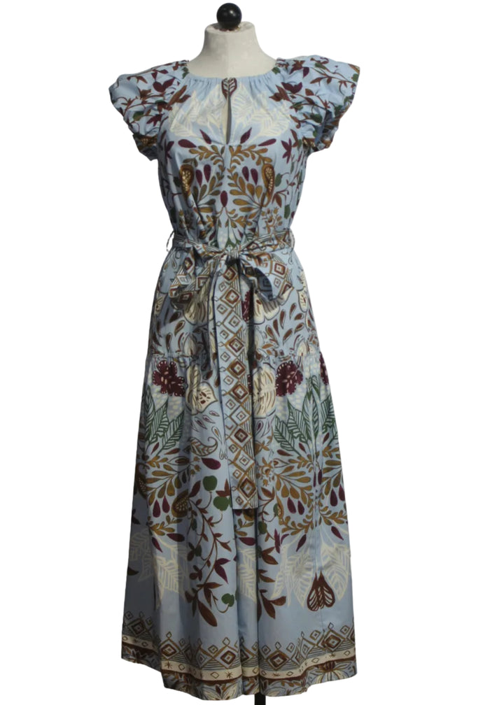 The Leena Dress by Marie Oliver in the Branche Print