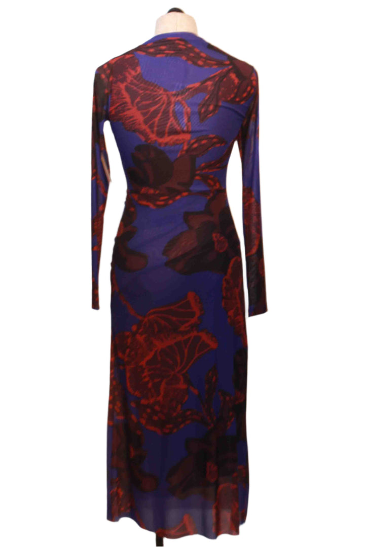 back view of La Rouge Print Katya Ankle Dress by Cleobella 