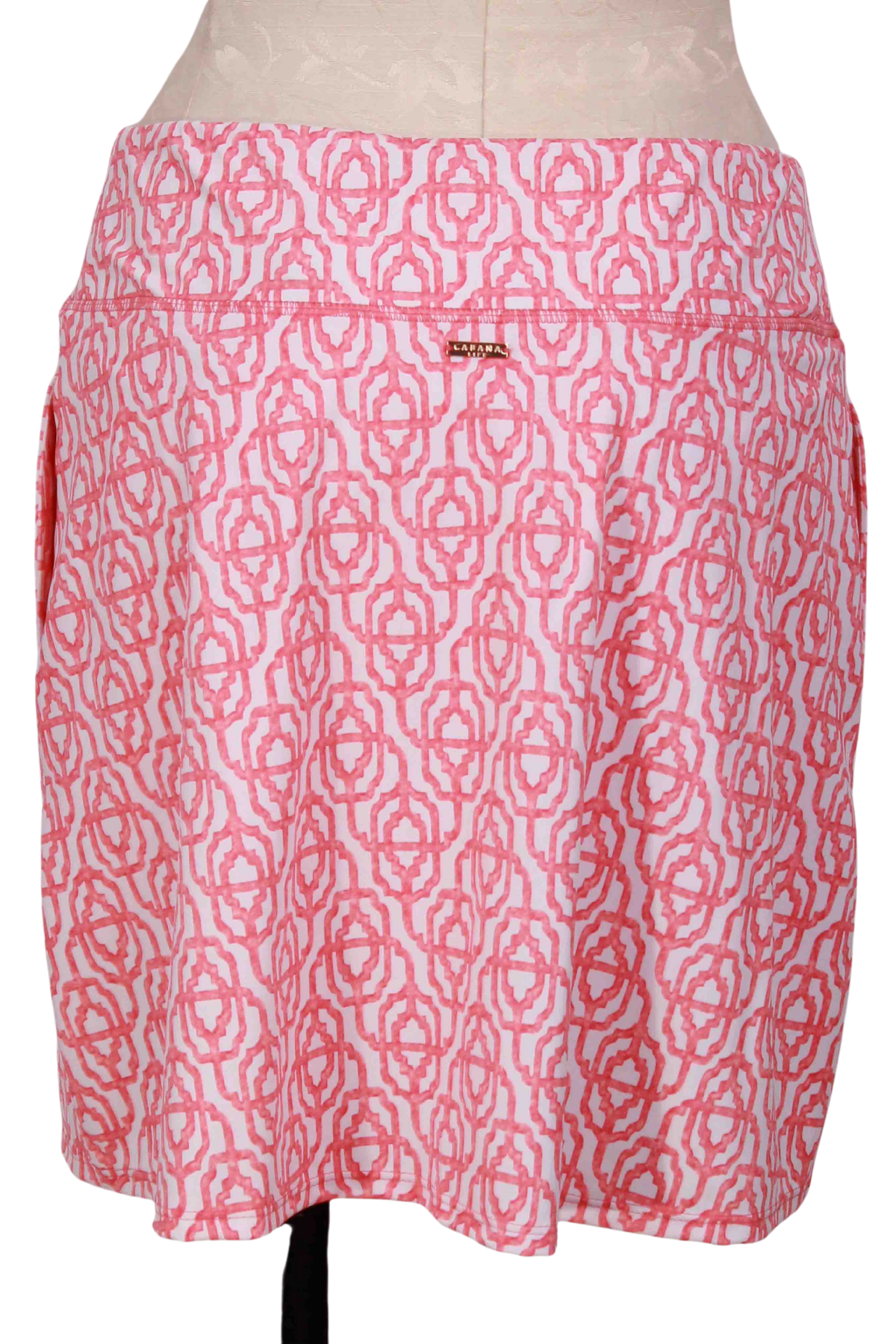 back view of Longer Skort with Napa Print by Cabana Life