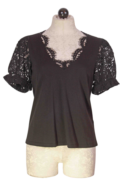 black Jess Lace Combo Top by Generation Love