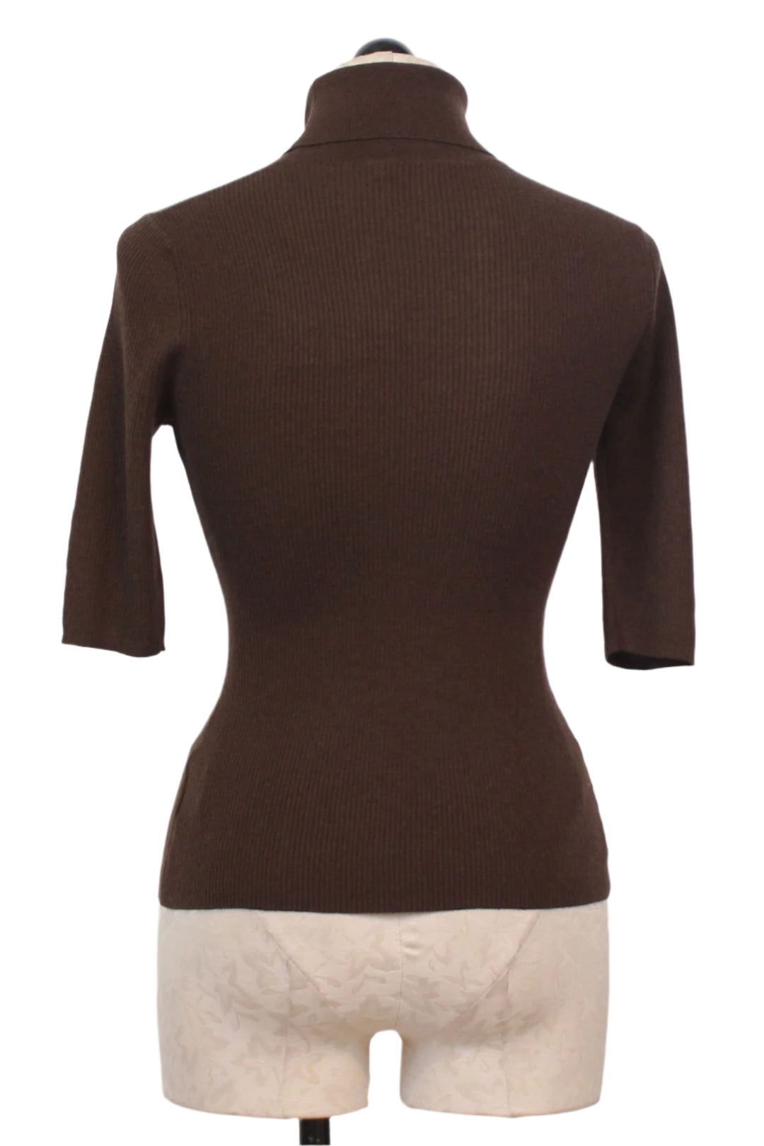 back view of The Amelia Top by Favorite Daughter in Coffee brown