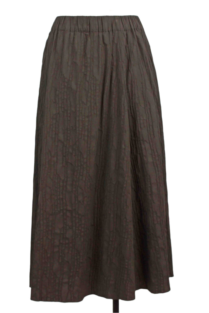 Rosin colored Crinkle Textured Sasha Skirt by Marie Oliver