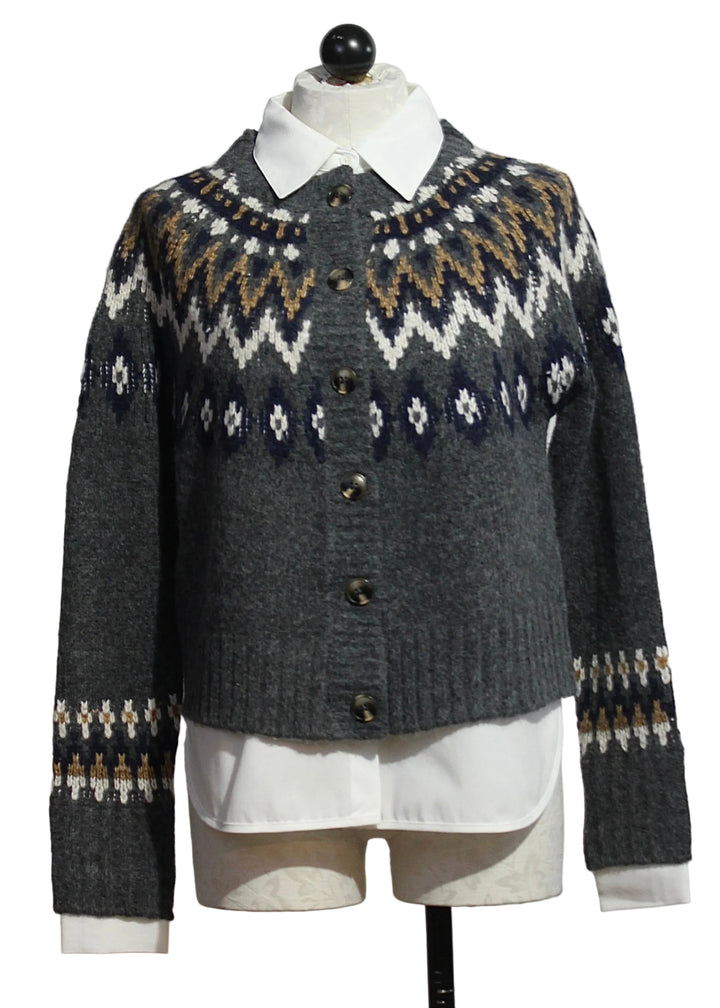 Alina Mixed Media Cardigan by Fifteen Twenty