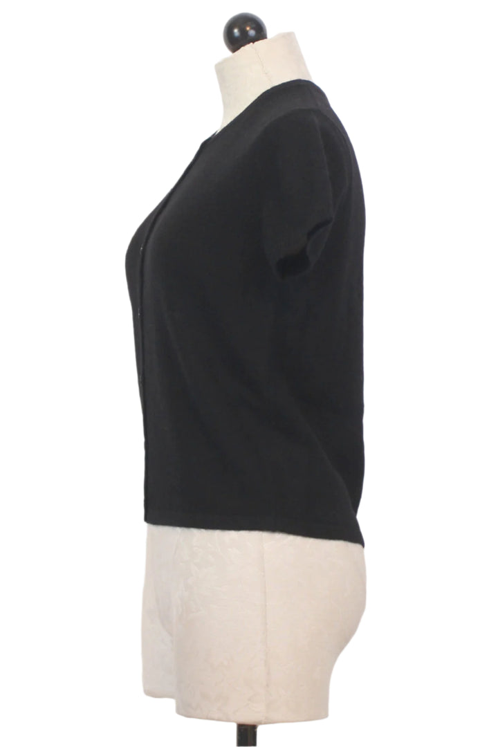 side view of The 9 To 5 Cardigan by Favorite Daughter in black
