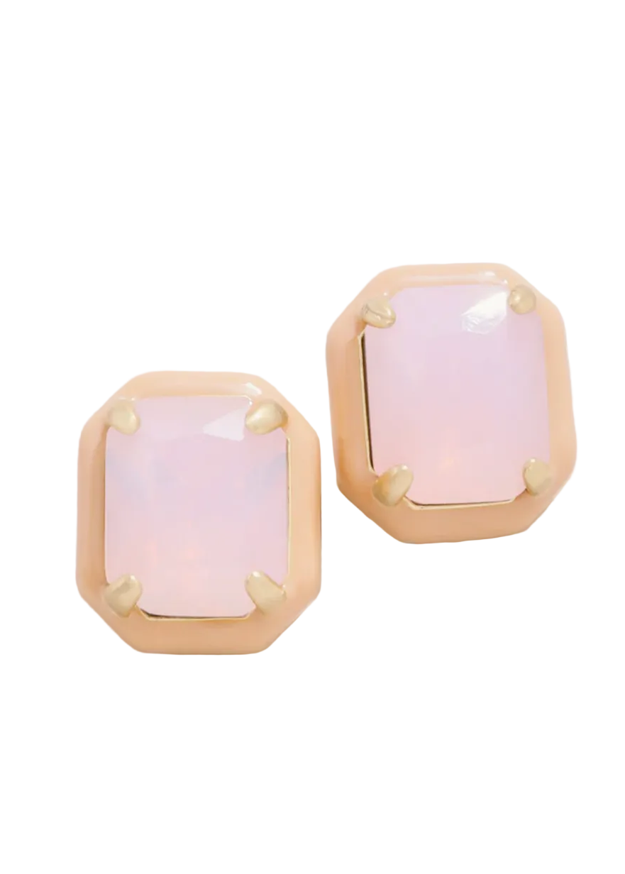 Clara Window Stud in Rose Opal Gems by Spartina 449