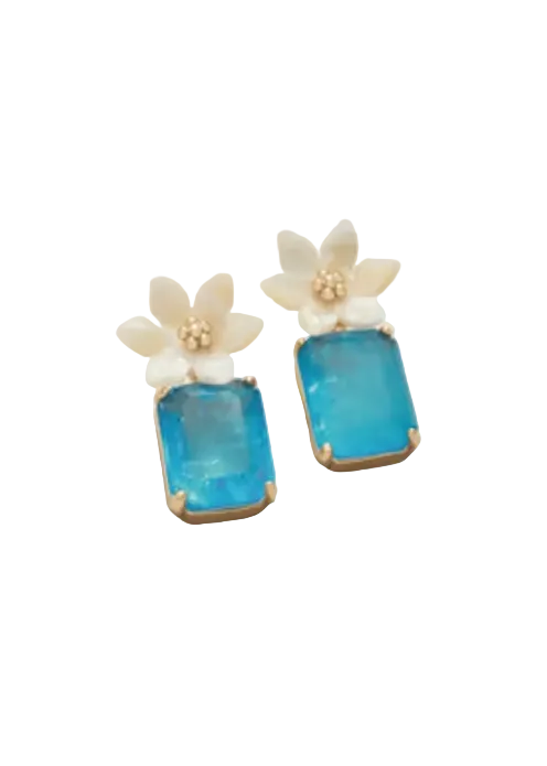 Blooming Gem Earrings Spartina 449 in Blue