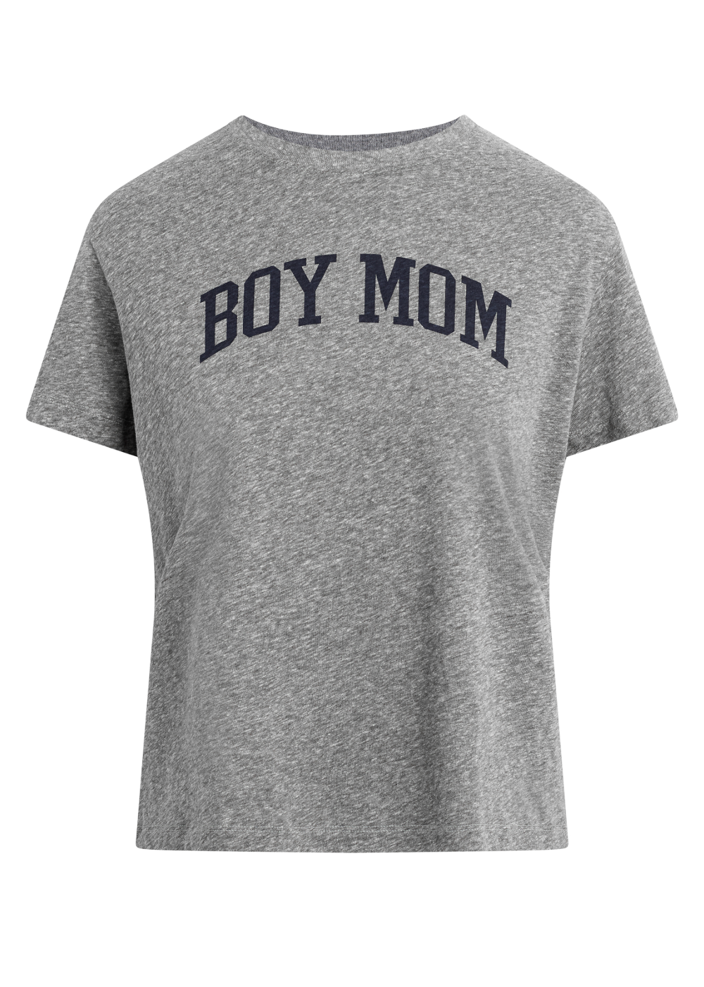 The Boy Mom Tee by Favorite Daughter in Heather Grey with Navy