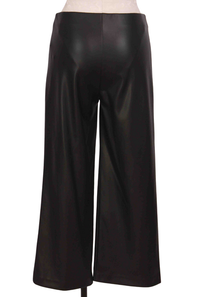 back view of Faux Leather Cropped Pant by Fifteen Twenty