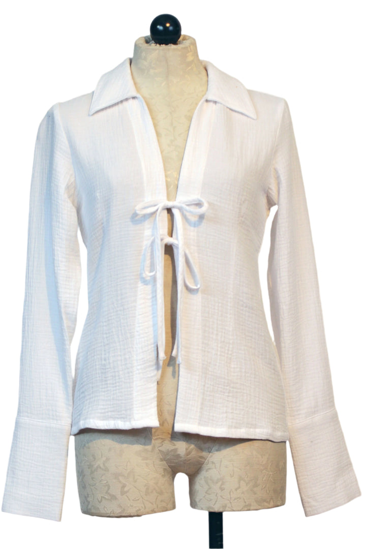 Bright White Tied and True Top by Favorite Daughter 