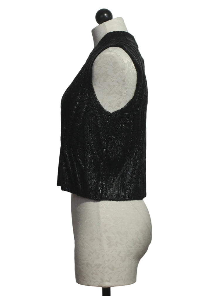 side view of MCGUIRE TOP by Marie Oliver in Black 