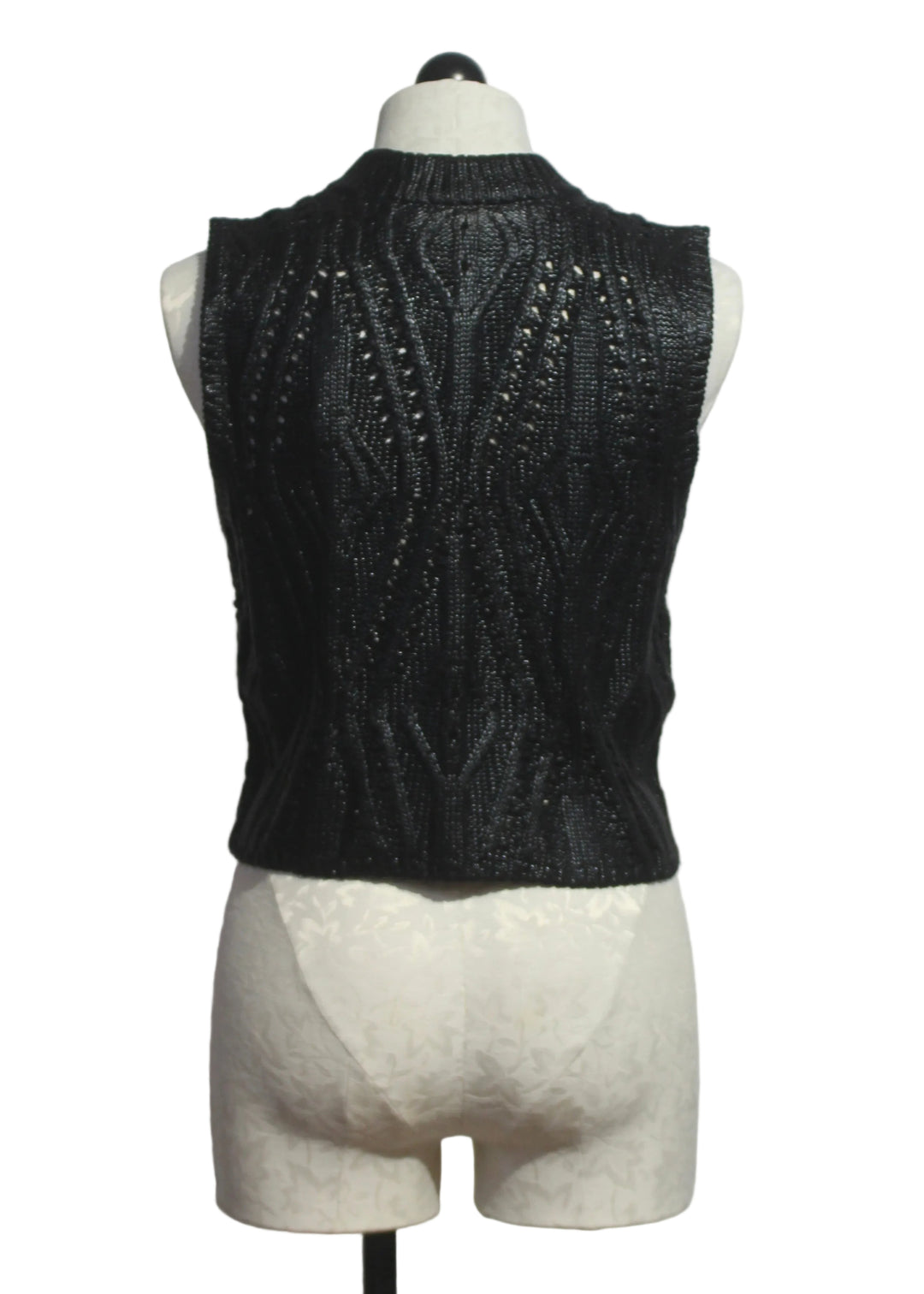 back view of MCGUIRE TOP by Marie Oliver in Black 