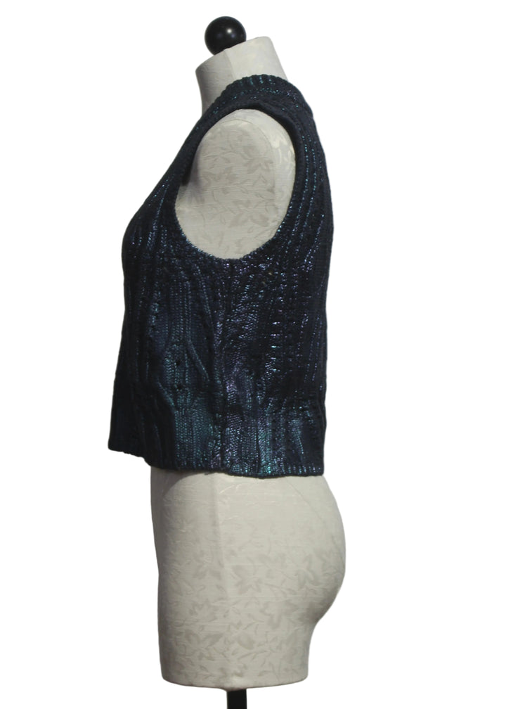 side view of McGuire Top in Naval by Marie Oliver