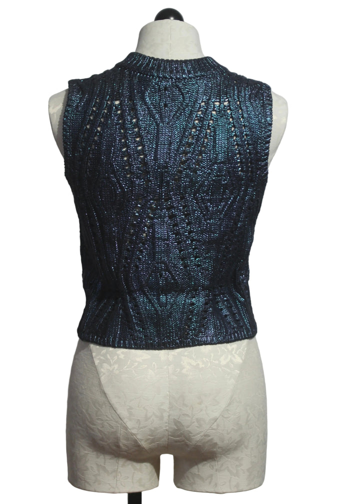 back view of McGuire Top in Naval by Marie Oliver