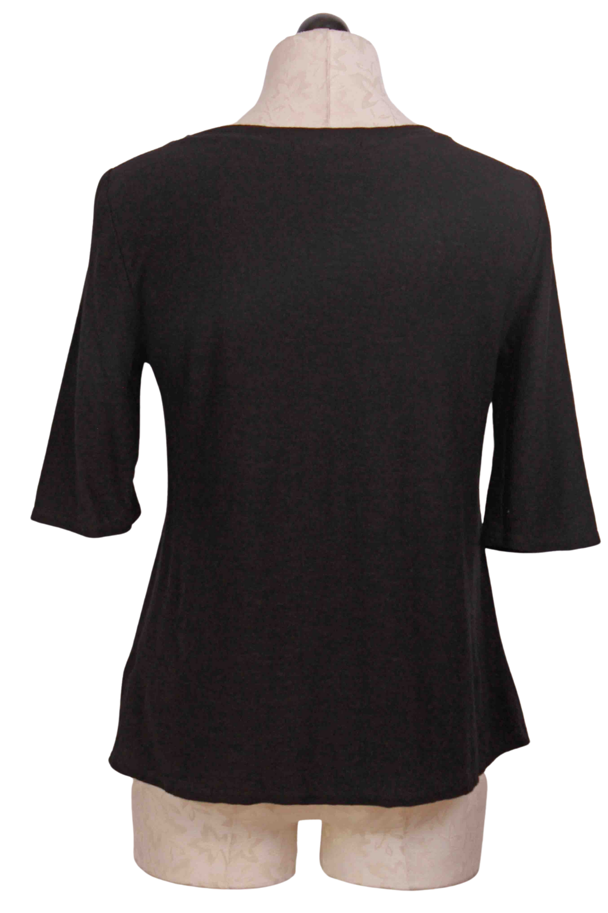 back view of Black Elbow Tee by Cut Loose