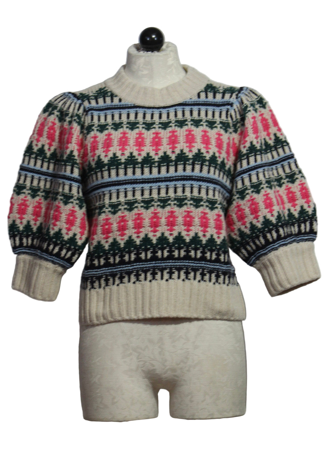 Forest knit Gail Sweater Top by Marie Oliver