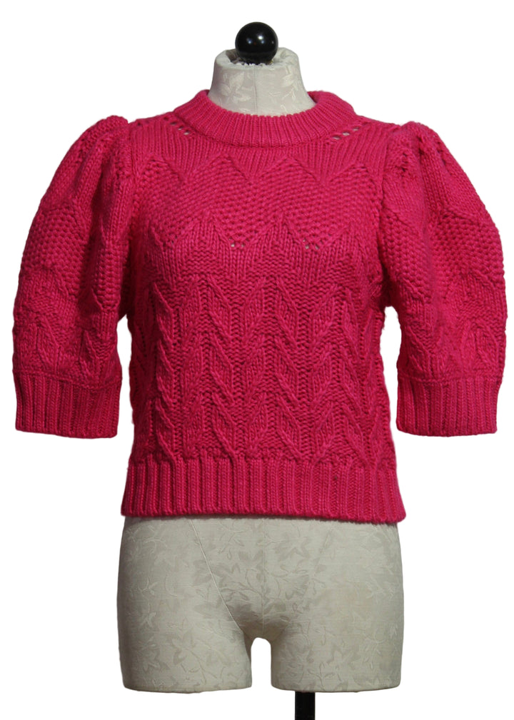 Party Pink Vayda Sweater Top by Marie Oliver