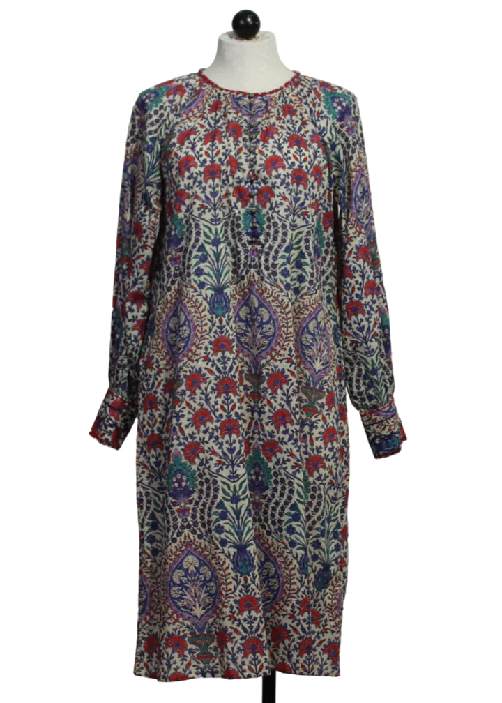 The long sleeve cotton floral Riffy Dress by MKT Studio 