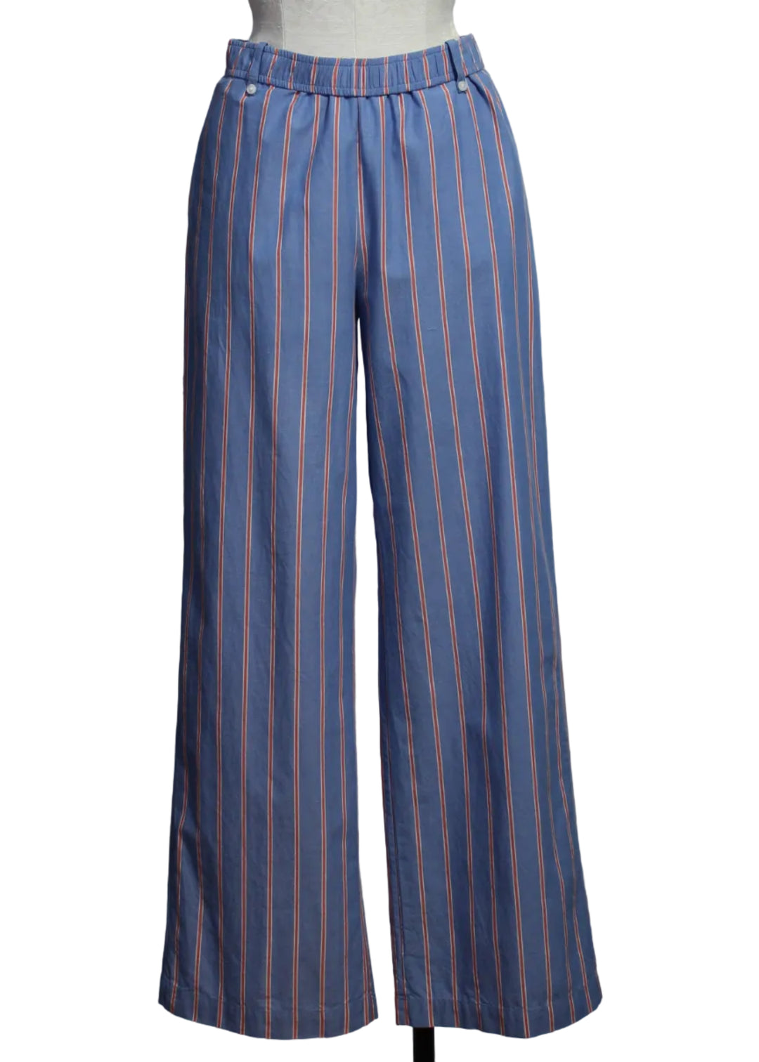  Blue Striped Parimo Pant by MKT Studio 