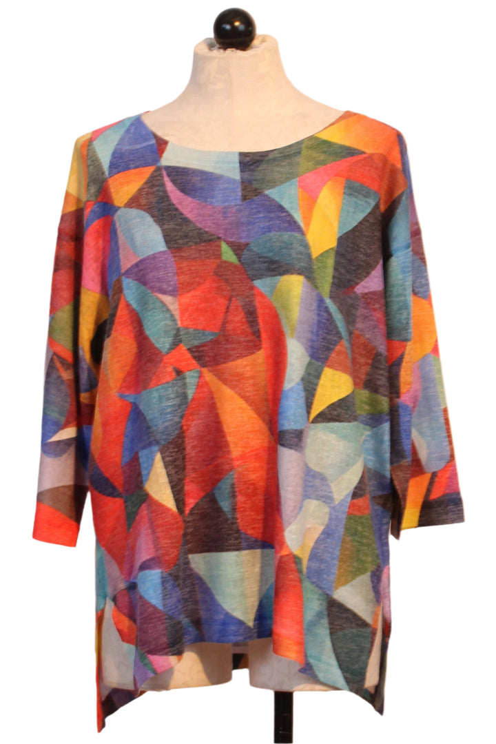 Multicolored Kaleidoscope Print Top by Nally and Millie