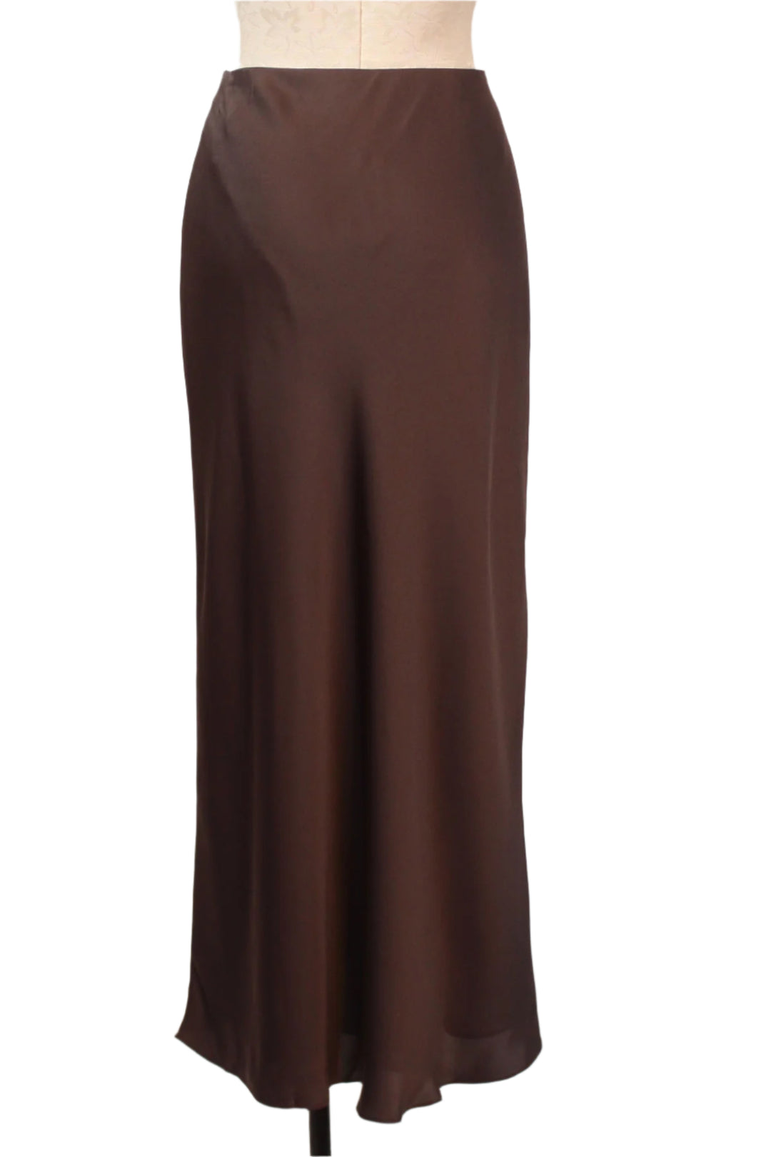 back view of The Favorite Skirt in Coffee by Favorite Daughter 