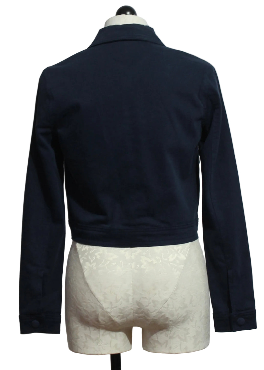 back view of Bright Navy Blouson Jacket by DL1961