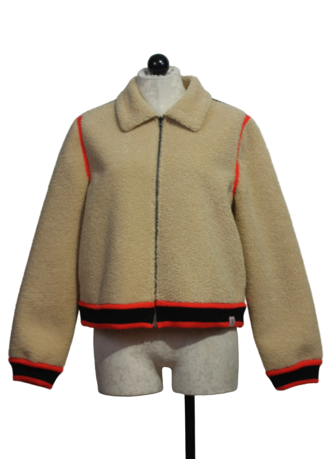 reversed beige side of Reversible Perote Jacket by Aldo Martins