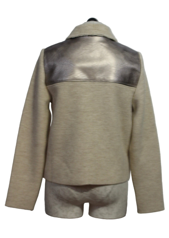 back view of Double Faced Pez Jacket by Aldo Martins 