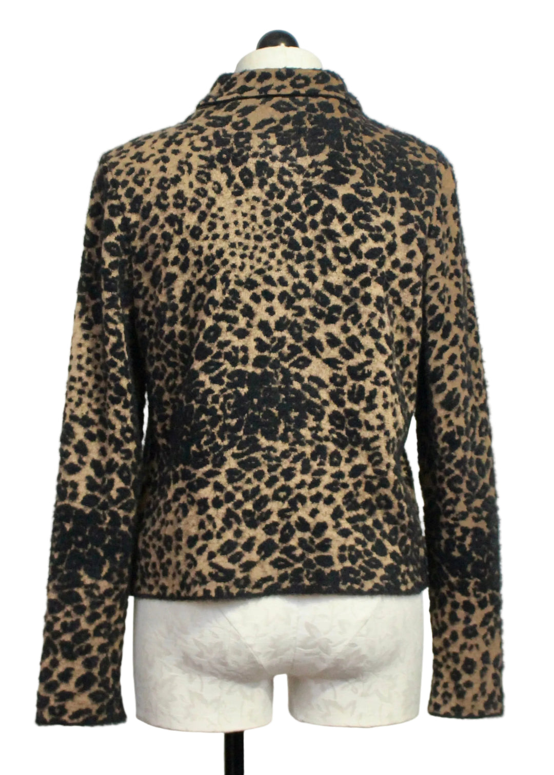 Back view of Leopard Jacket by Aldo Martins