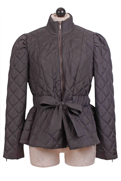 Charcoal Quilted Raven Jacket by Marie Oliver