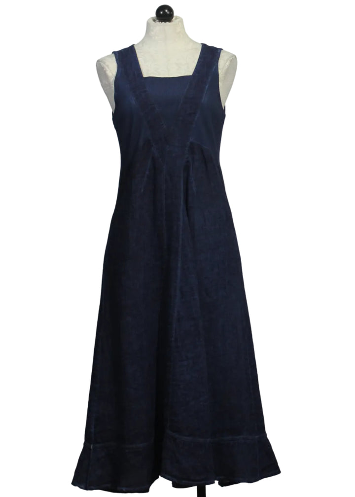 Navy Sleeveless Cotton Dress by Compli K 