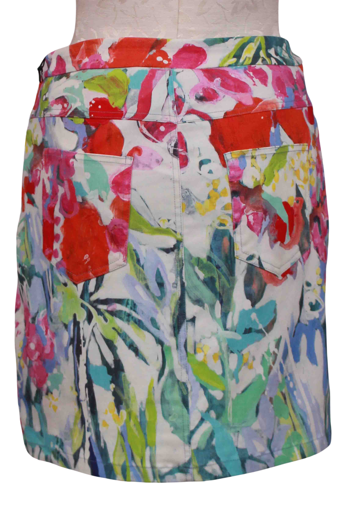 back view of At Liberty In the Garden Skort by Claire Desjardins