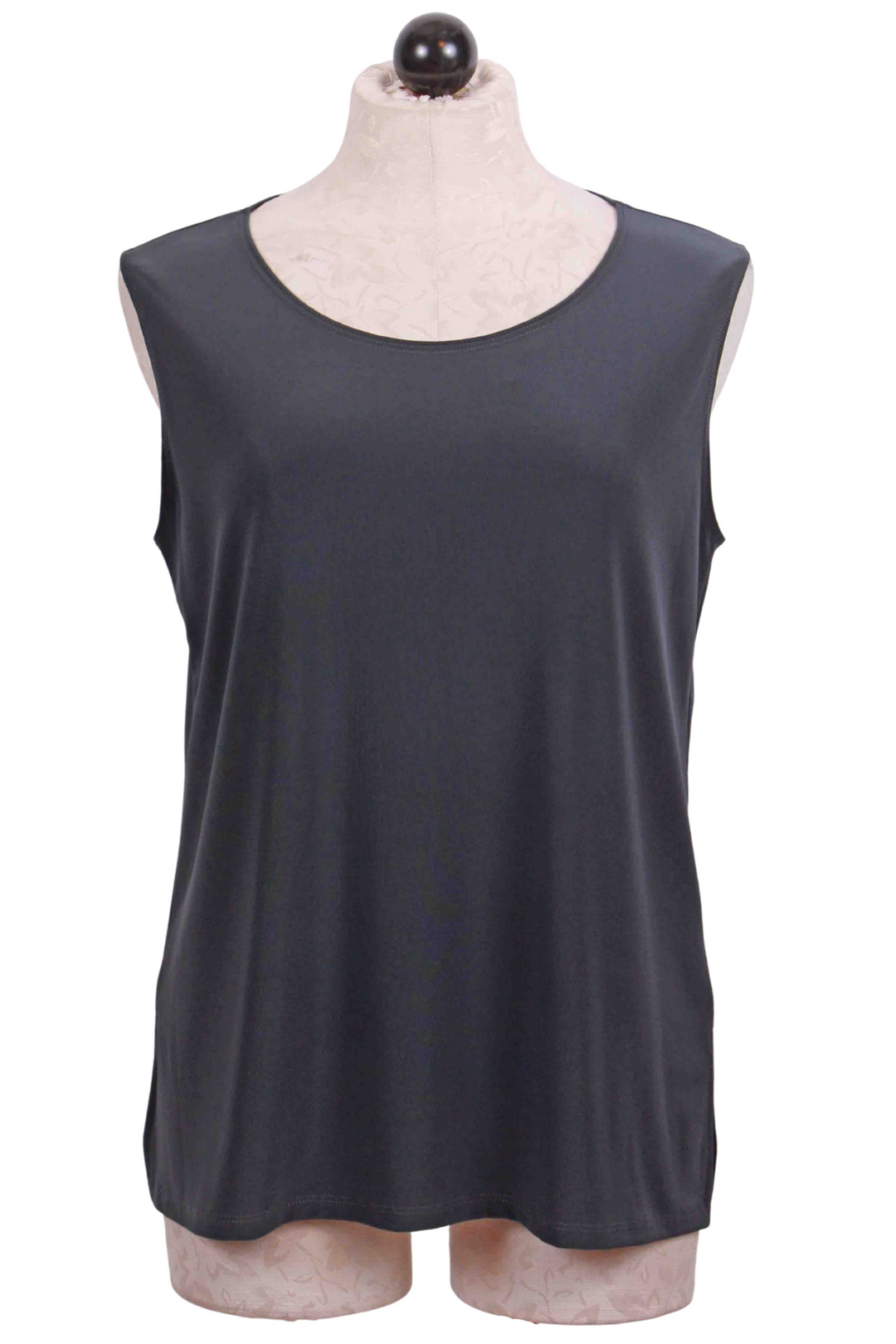 Basic Grey Tank Top by Reina Lee