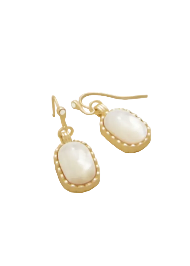 Nara Petite Earrings Mother-of-Pearl by Spartina 449