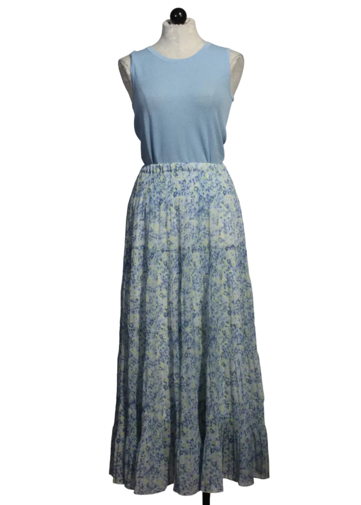 paired with the Blue Sleeveless Knit Top by Alison Sheri