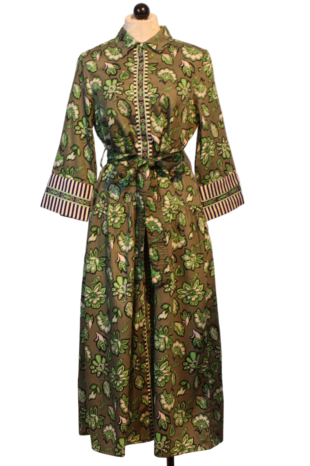 Wild Green Agatha Dress by Emily Lovelock