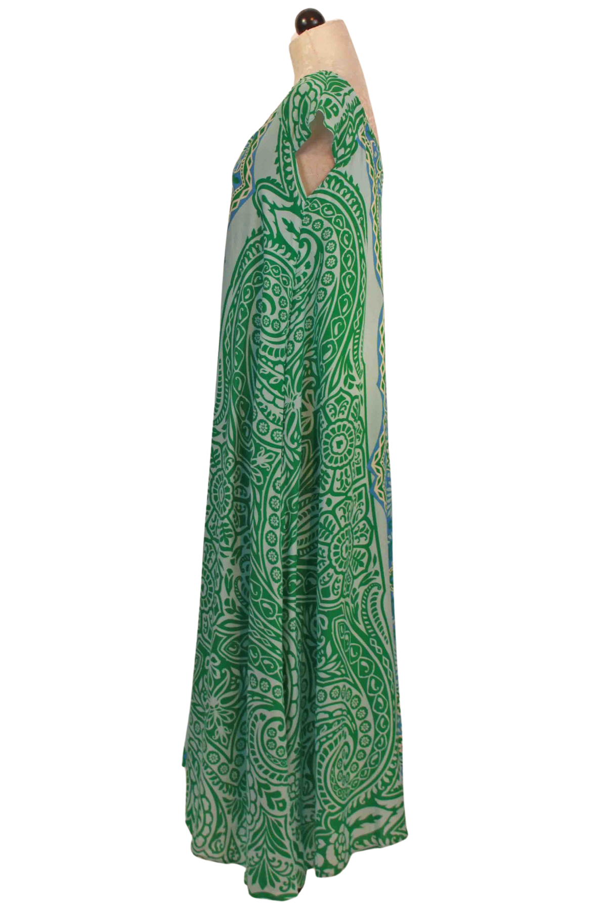 side view of Aldona Midi Length Dress by Valerie Khalfon