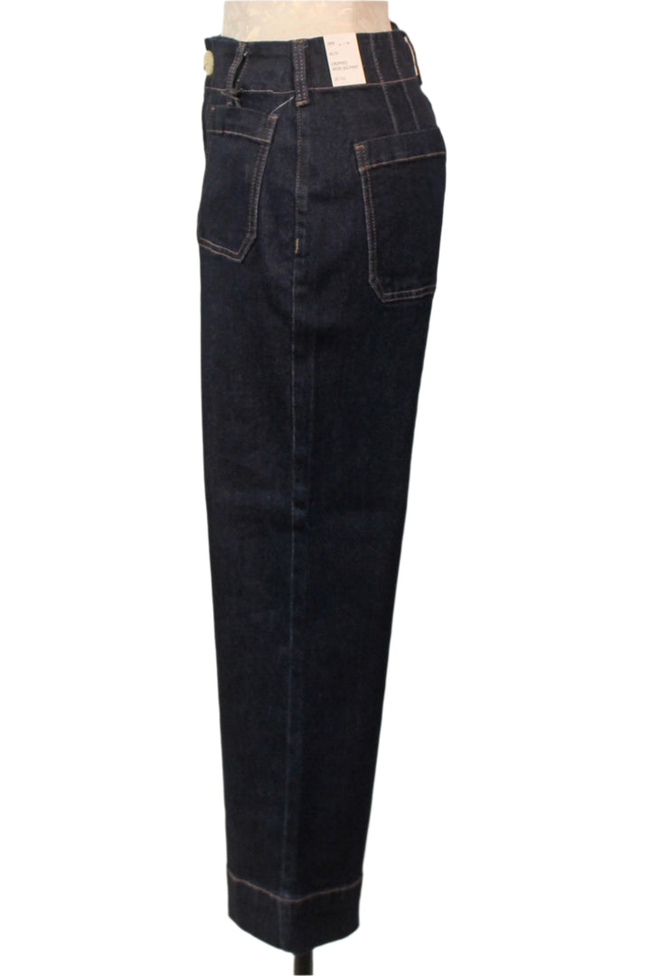 side view of Alyx High Rise Relaxed Cropped Jean by Velvet Heart 