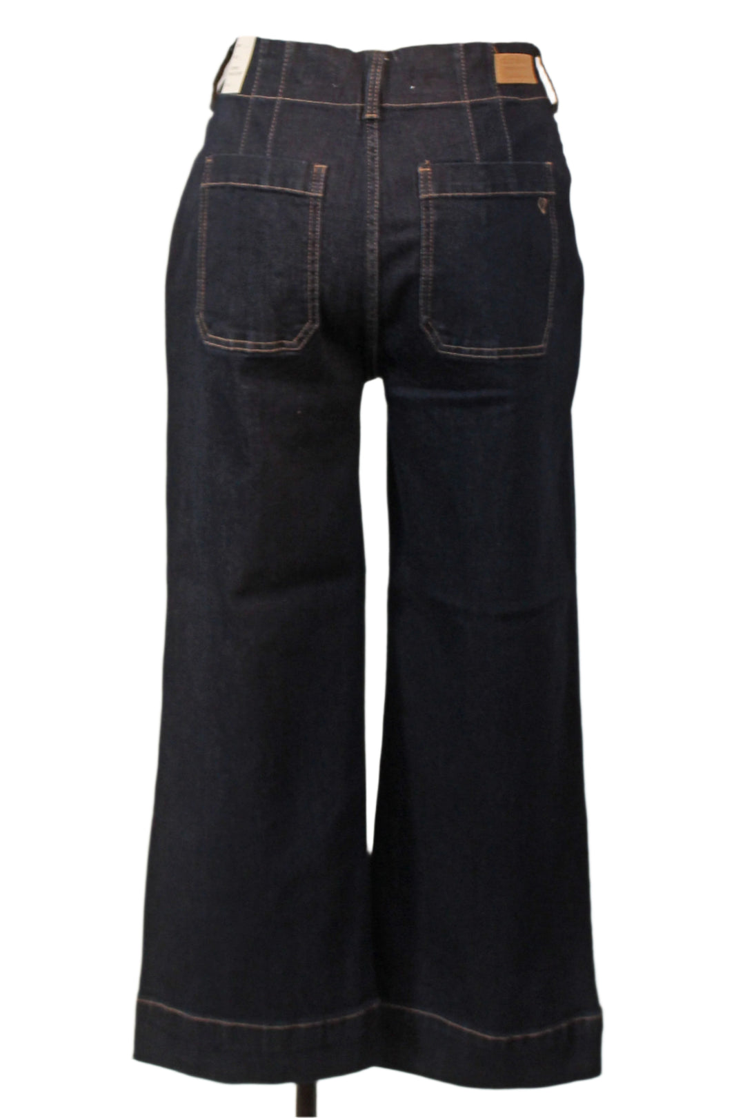 back view of Alyx High Rise Relaxed Cropped Jean by Velvet Heart 