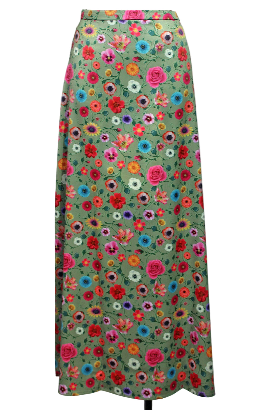 Maxi Floral Anita Skirt by Elizabeth James in Divine Green