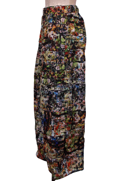 Side view of City Print Archie Pant&nbsp;by Kozan