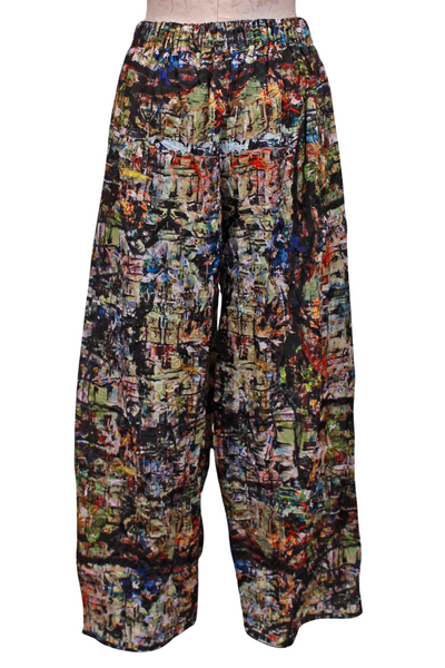 back view of City Print Archie Pant&nbsp;by Kozan